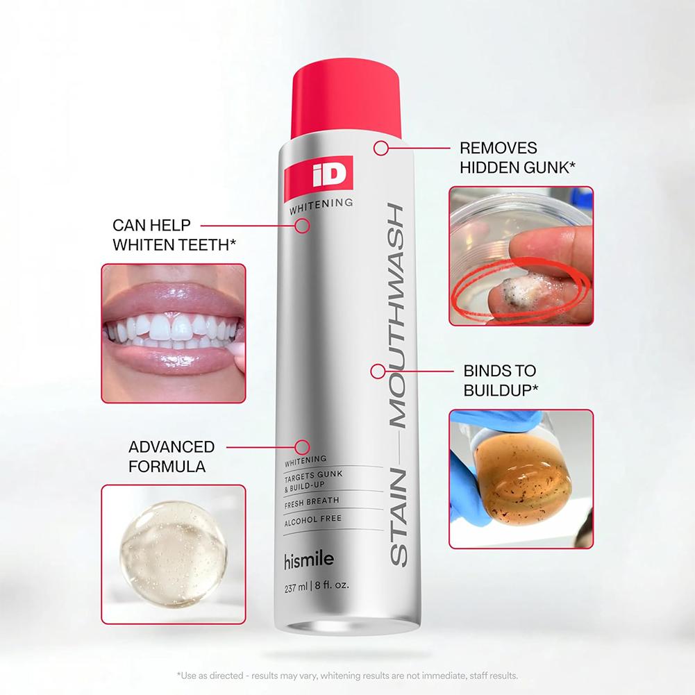 Teeth Whitening Mouthwash - Hismile iD Płyn do płukania jamy