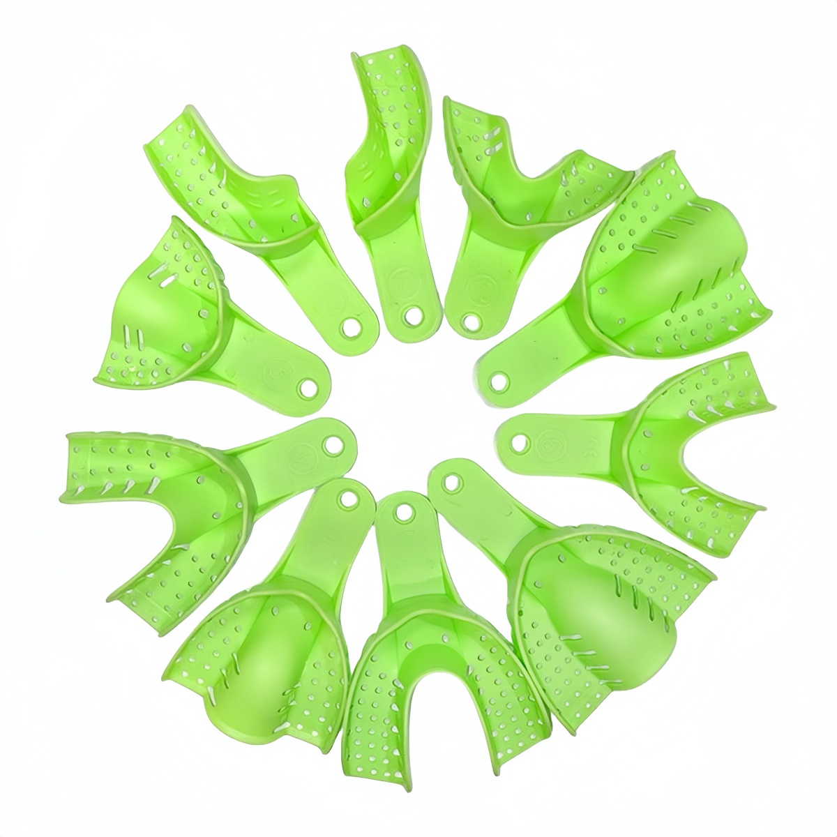 Teeth Whitening Trays - 10 sztuk/zestaw autoklawowalne plastikowe tacki do