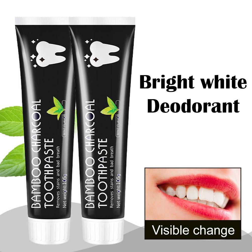 Teeth Whitening Charcoal - Pasta do zębów z węglem bambusowym,