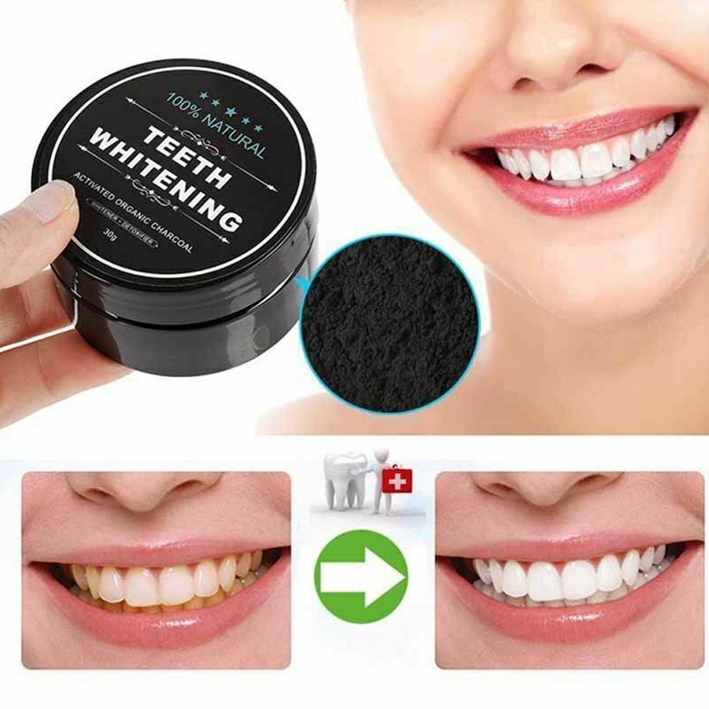 Teeth Whitening Charcoal - Aktywowany organiczny proszek z węgla drzewnego