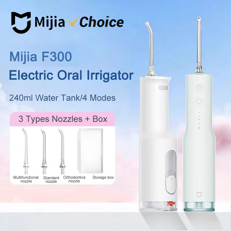 Teeth Whitening Mouthwash - Irygator elektryczny Mijia F300, przenośny, mocny,