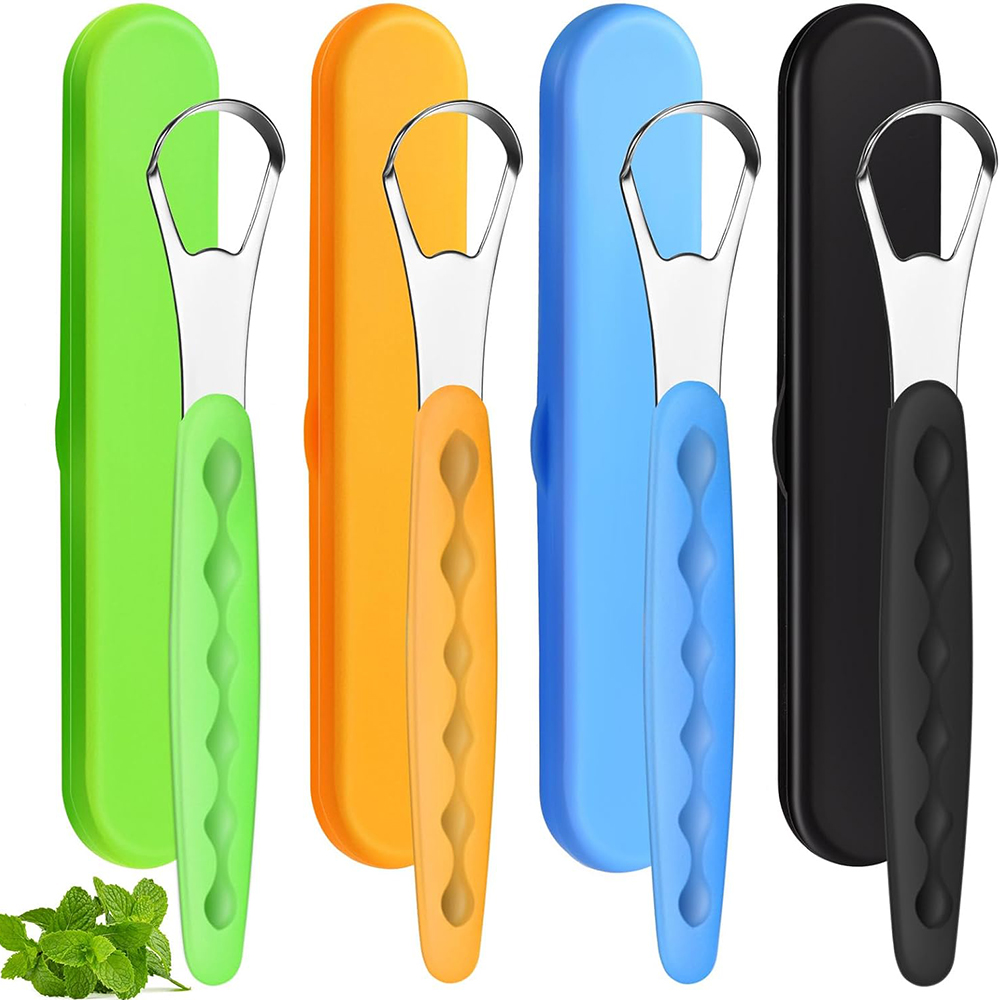 Tongue Scraper Metal - Skrobak do języka ze stali nierdzewnej