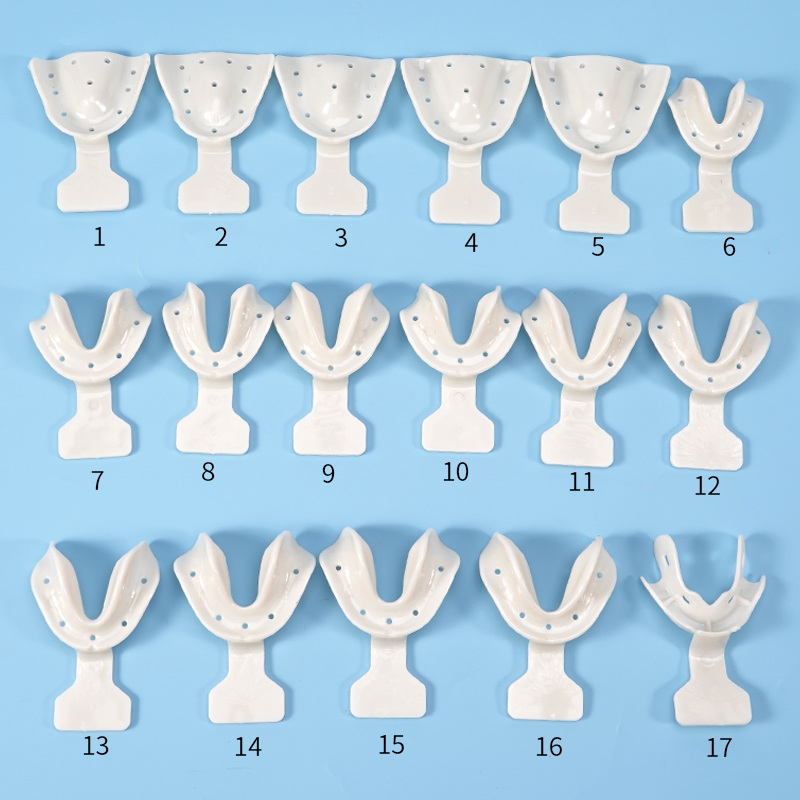Teeth Whitening Trays - 17-częściowy zestaw szyn do odcisków dentystycznych,