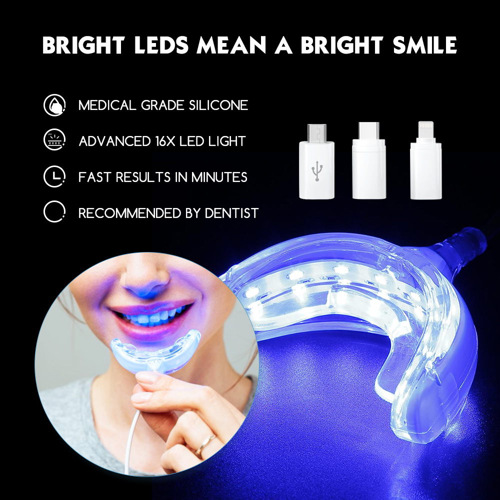 Teeth Whitening Charcoal - Luxsmile Smart LED wybielanie zębów przenośne
