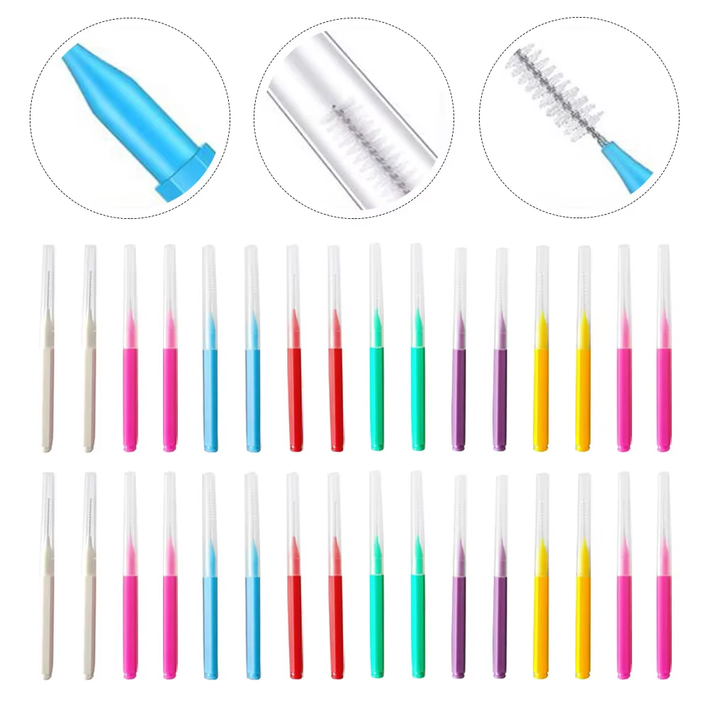 Teeth Whitening Brush - 20 sztuk szczoteczek międzyzębowych w pudełku,