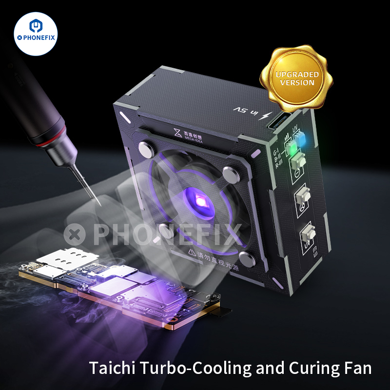 Uv Whitening Kit - Qianli MEGA-IDEA Turbo chłodzenie wentylator utwardzający