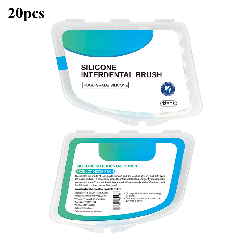 Teeth Whitening Gels - Silikonowa międzyzębowa szczoteczka do zębów szczotkowanie