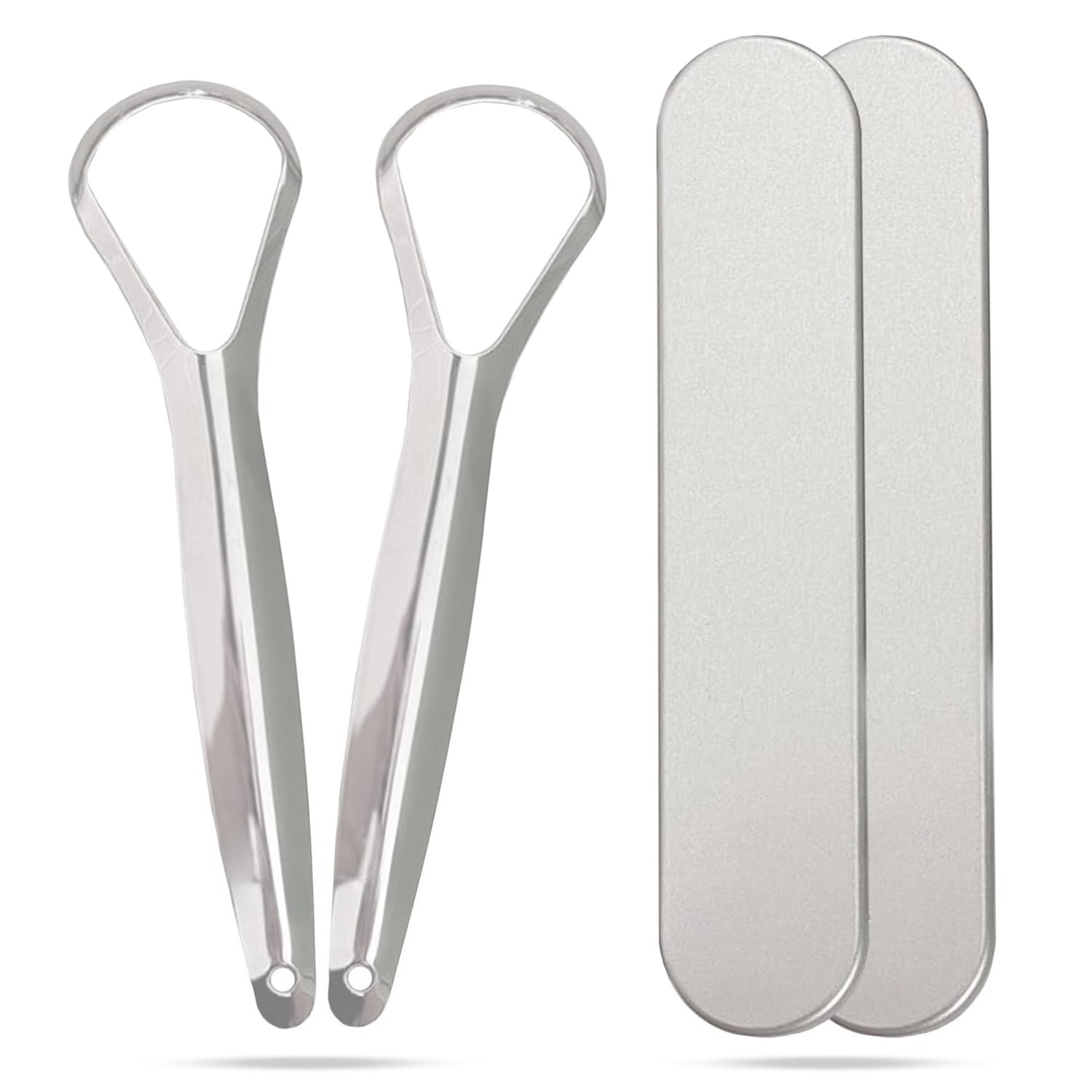 Tongue Scraper Metal - 1/2 szt. Skrobak do języka ze