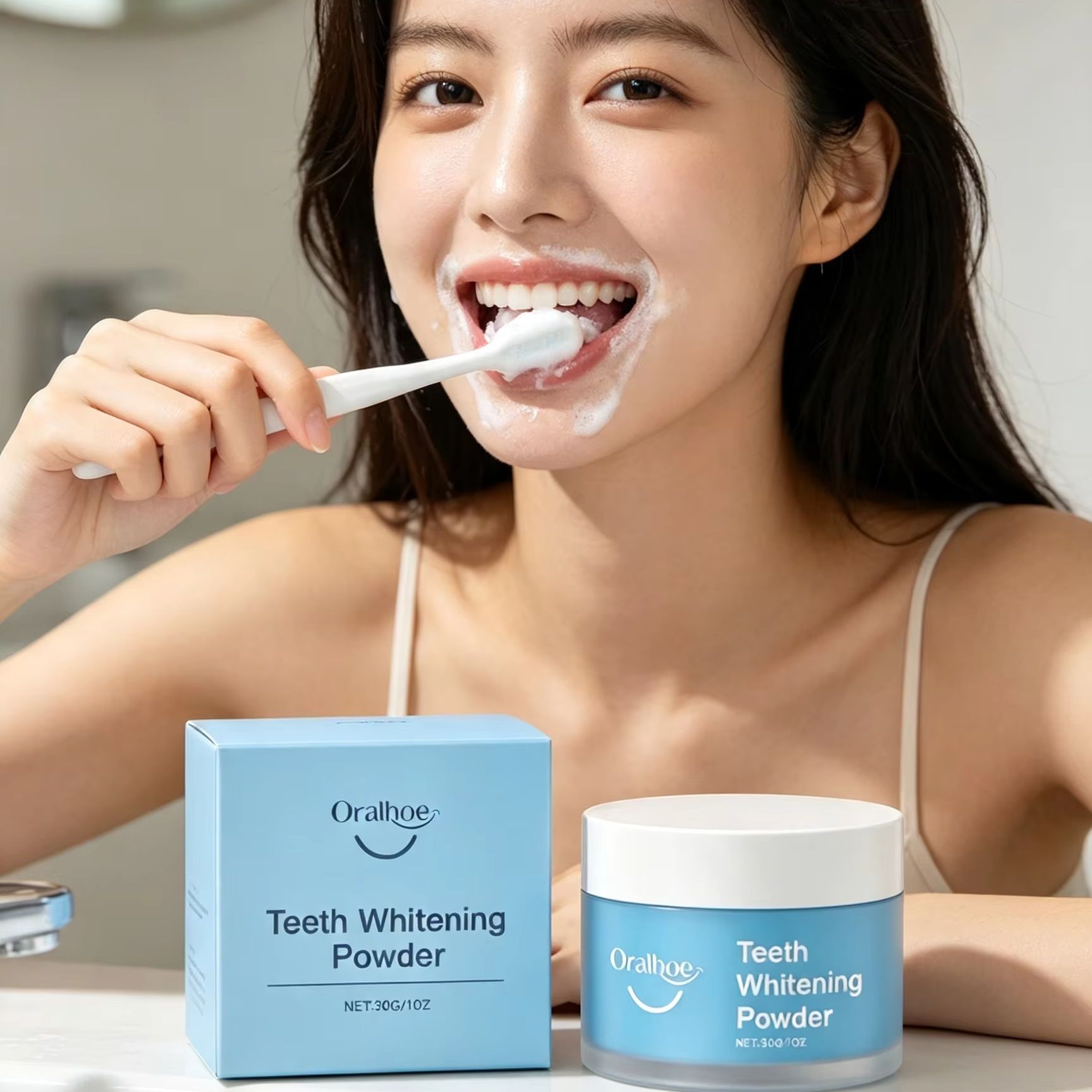 Teeth Whitening Essence - Proszek do zębów Oralhoe do czyszczenia