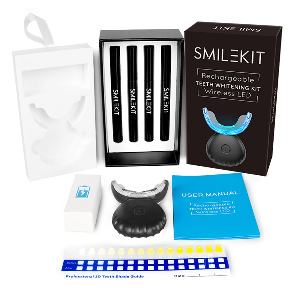 Teeth Whitening Gels - Zestaw do wybielania zębów dentystycznych Mini