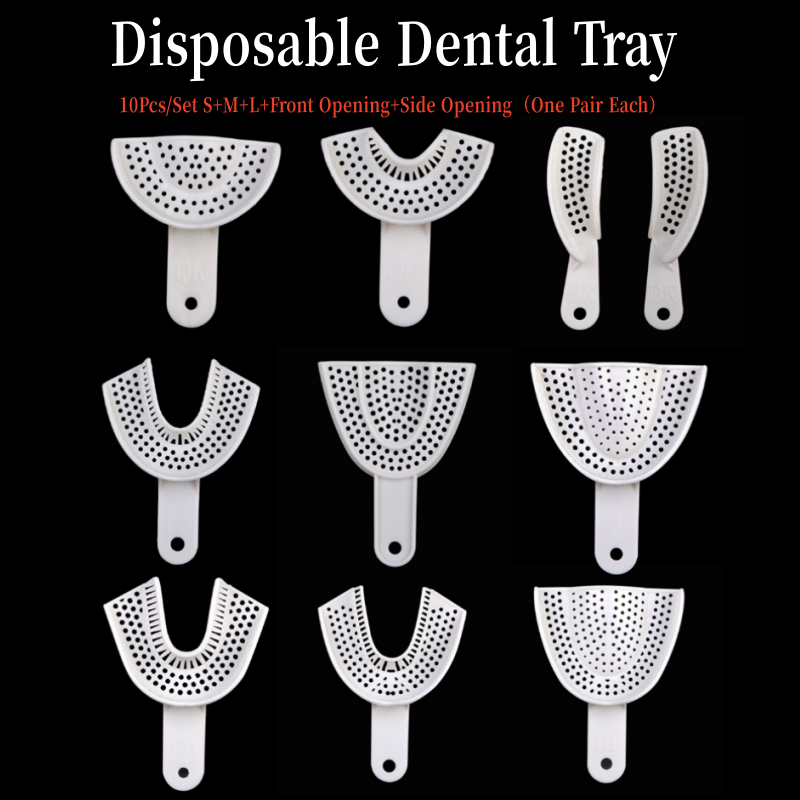 Teeth Whitening Trays - 10 szt. Plastikowe tacki do odcisków