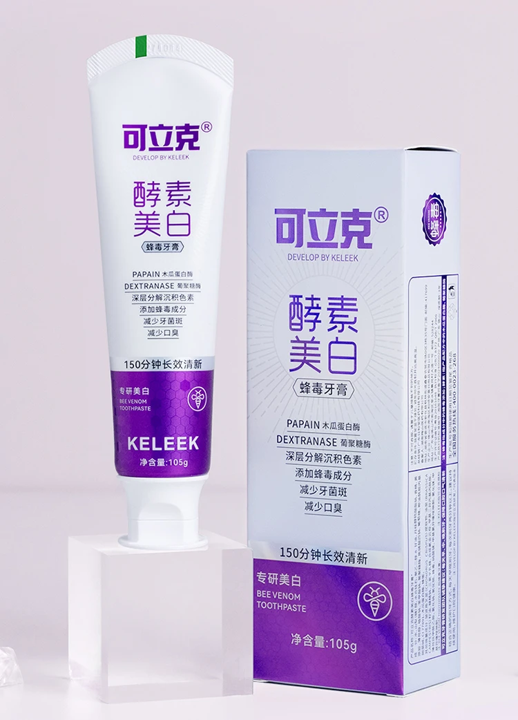 Teeth Whitening Enzymes - 105g KELEEK Enzyme Whitening Pasta do