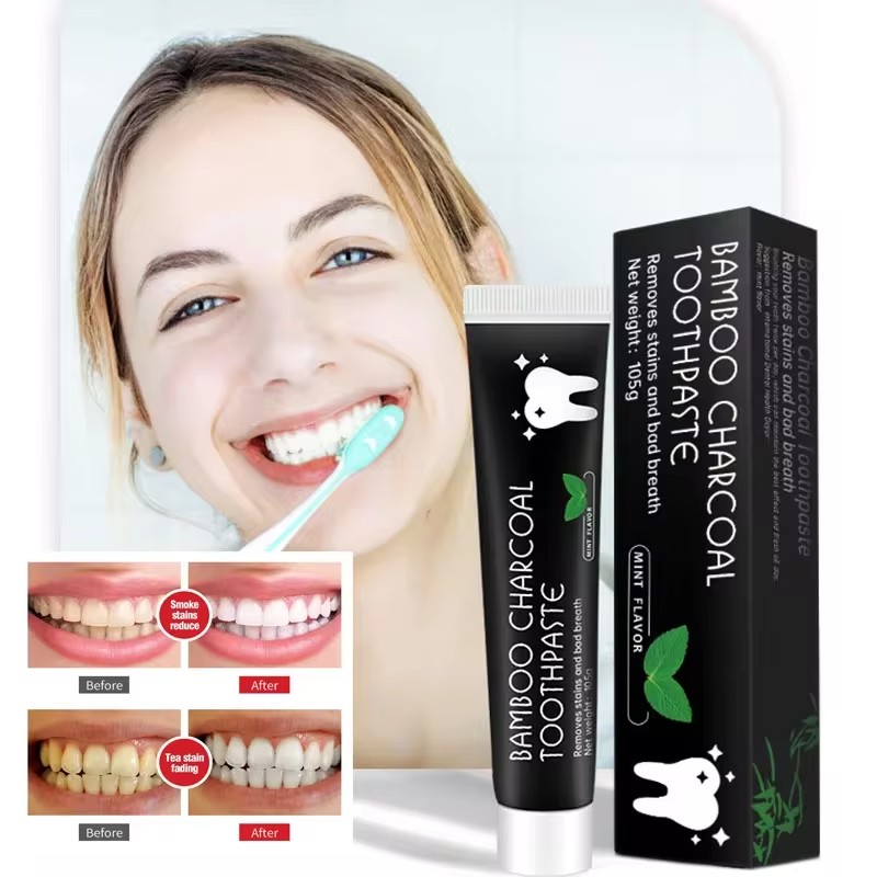 Teeth Whitening Charcoal - Pasta do zębów wybielająca z węglem