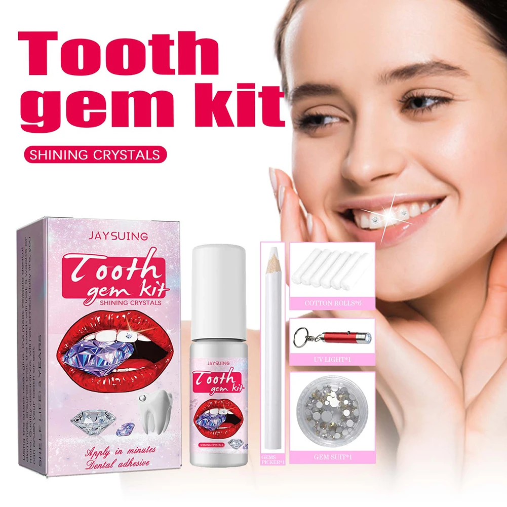 Teeth Whitening From Home - DIY zestaw klejnotów do zębów z