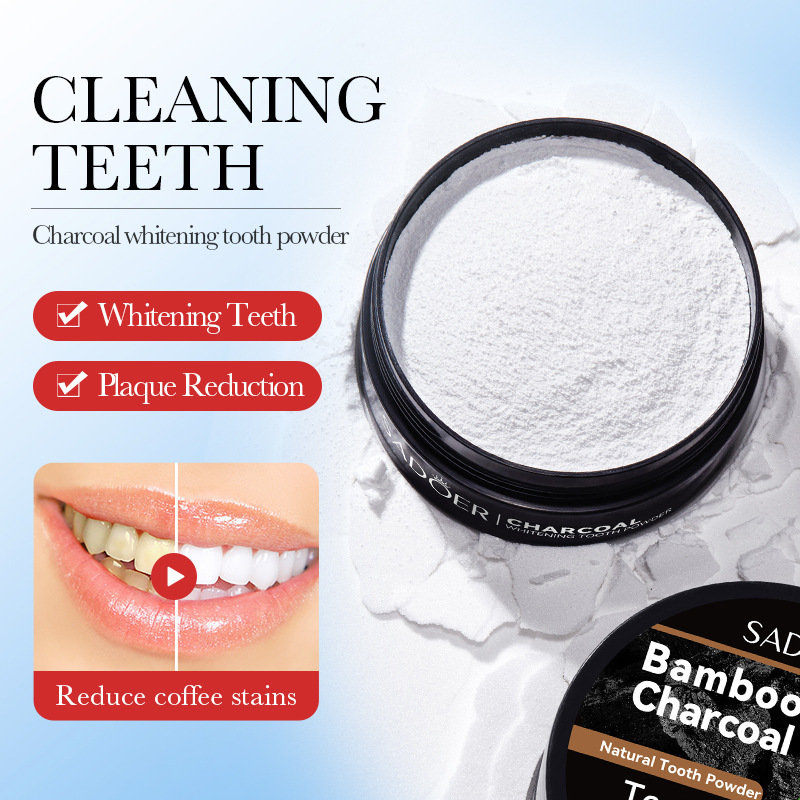 60g Proszek do wybielania zębó – Teeth Whitening Charcoal recenzja i cena