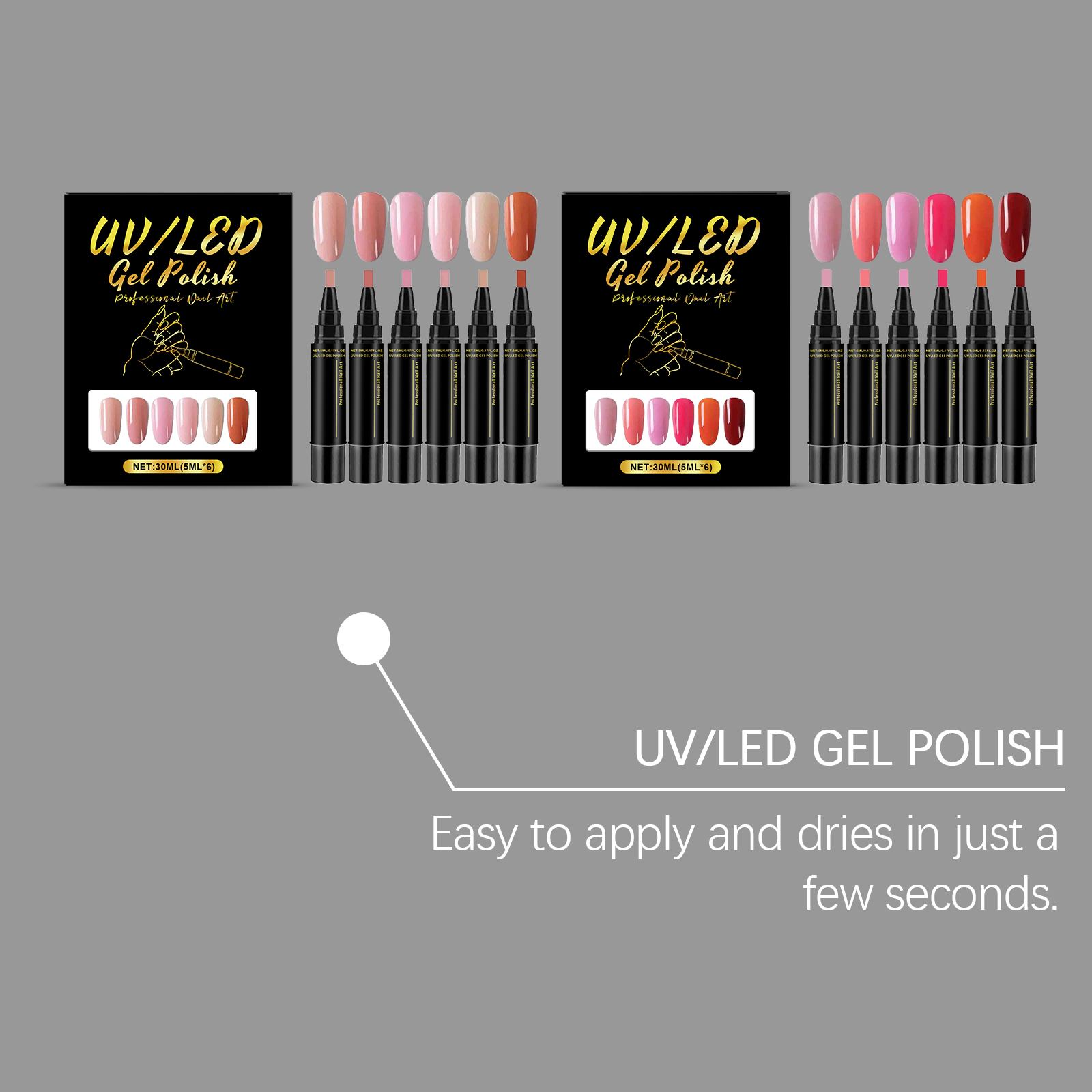 Zestaw 6 kolorowych długopisów – Uv Whitening Kit recenzja i cena