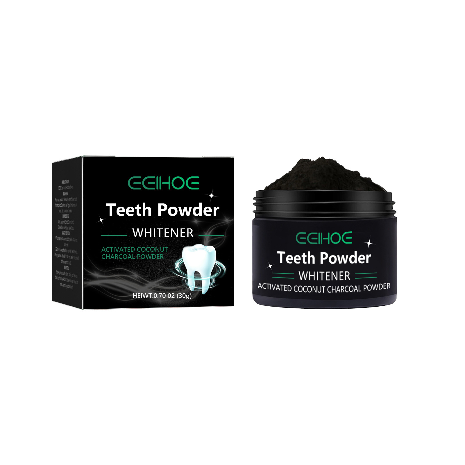 EELHOE Proszek z węglem drzewn – Teeth Whitening Charcoal recenzja i cena