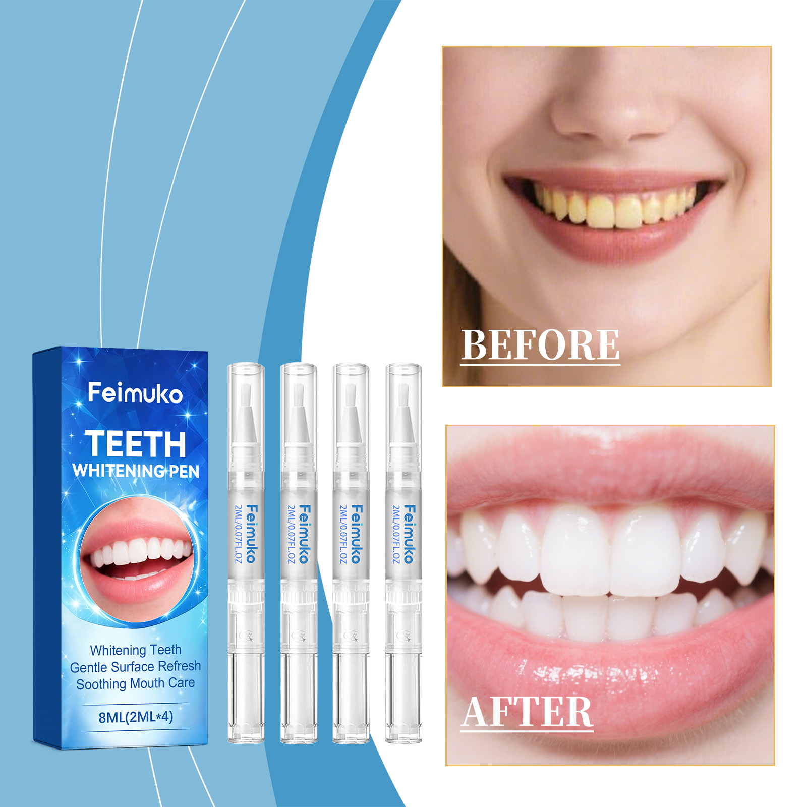 Feimuko 8ml Żelowy długopis do – Teeth Whitening Gels recenzja i cena