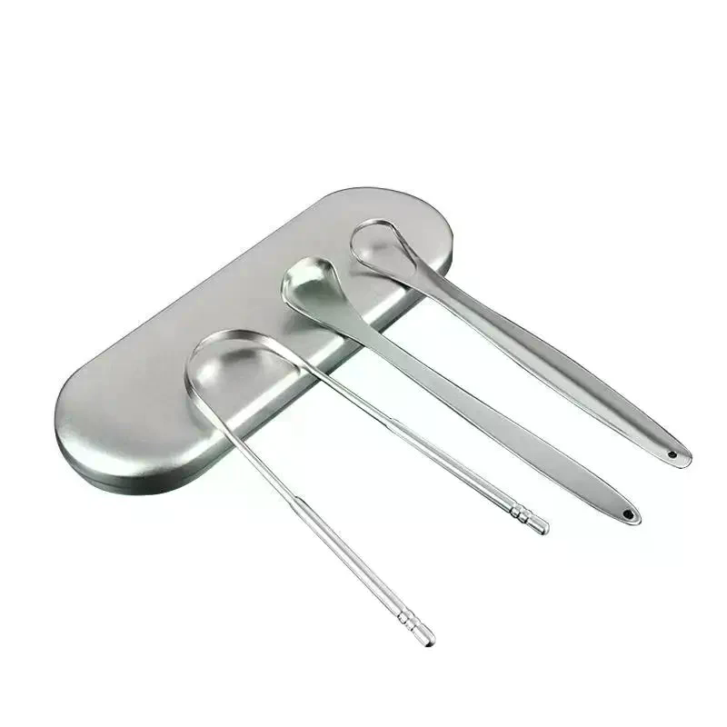 Zestaw skrobaków do języka ze  – Tongue Scraper Metal recenzja i cena