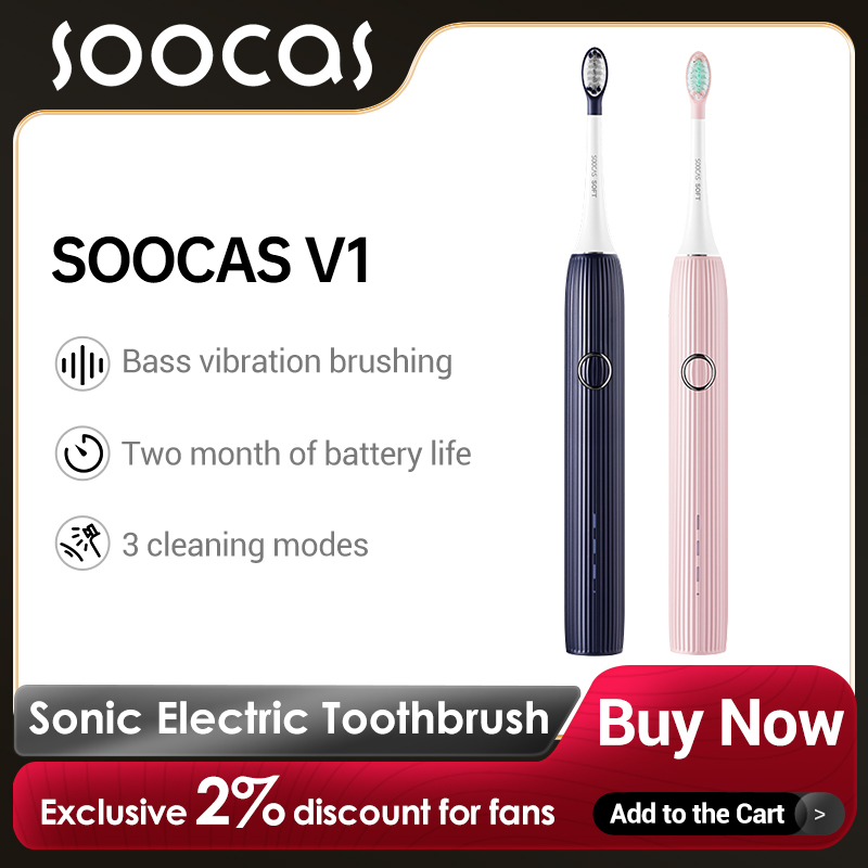 SOOCAS elektryczna soniczna sz – Teeth Whitening Brush recenzja i cena