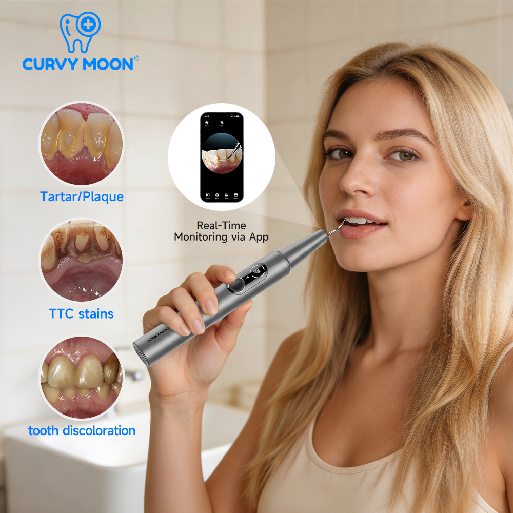 CURVY MOON Widoczny Elektryczn – Teeth Whitening Mouthwash recenzja i cena