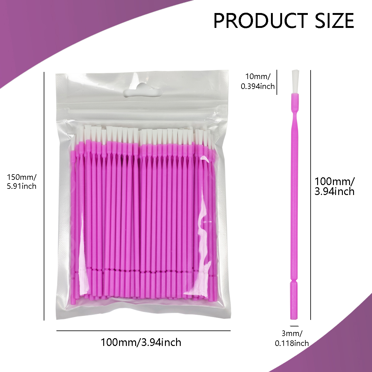 100 szt. Jednorazowe aplikator – Teeth Whitening Brush recenzja i cena
