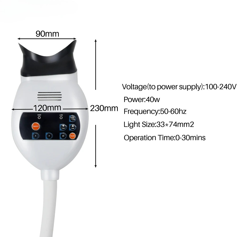 Regulowana lampa LED do wybiel – Teeth Whitening Lamp recenzja i cena