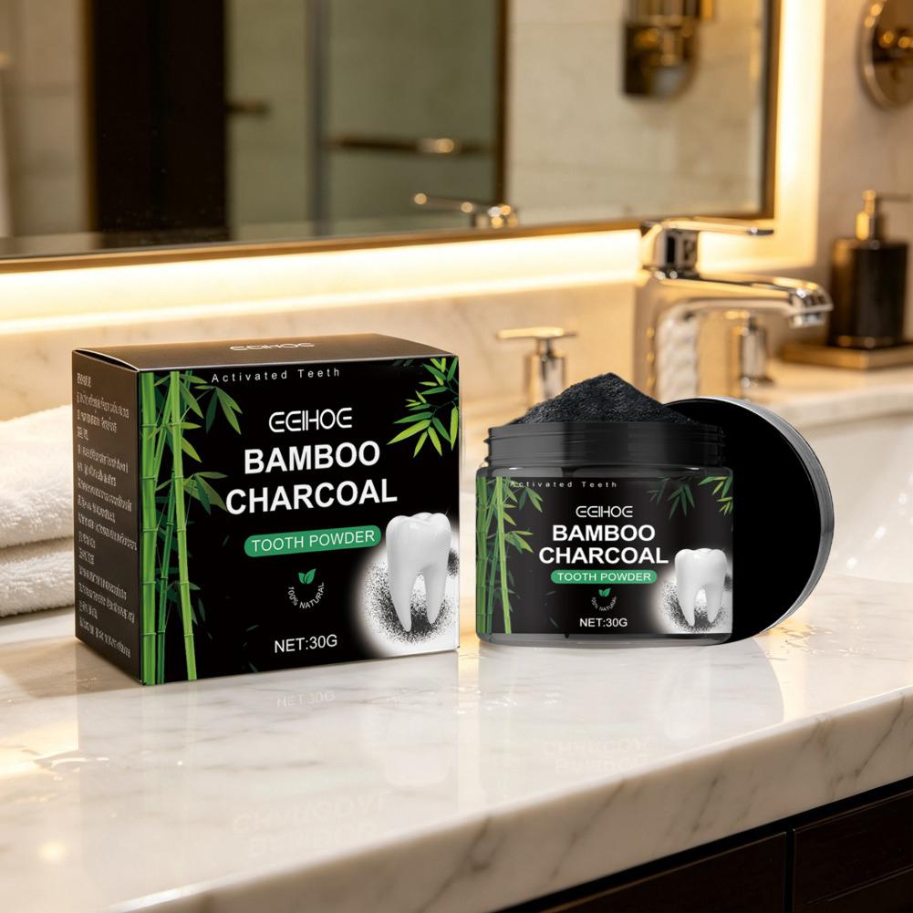 Proszek do wybielania zębów, p – Teeth Whitening Charcoal recenzja i cena