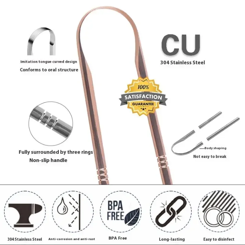 Skrobak do języka ze stali nie – Tongue Scraper Metal recenzja i cena