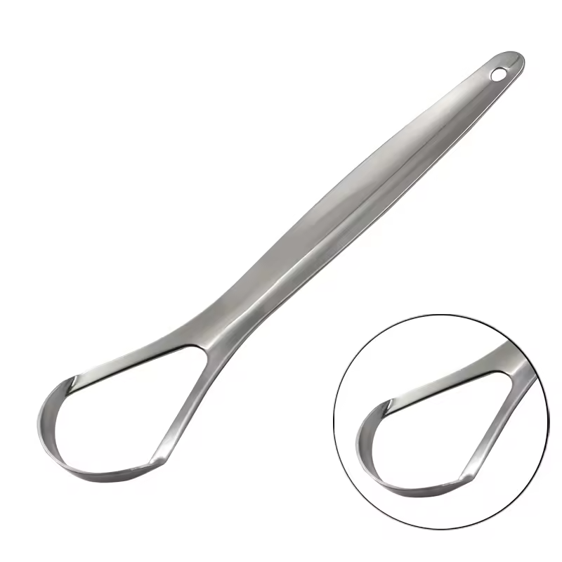 Skrobak do języka ze stali nie – Tongue Scraper Metal recenzja i cena