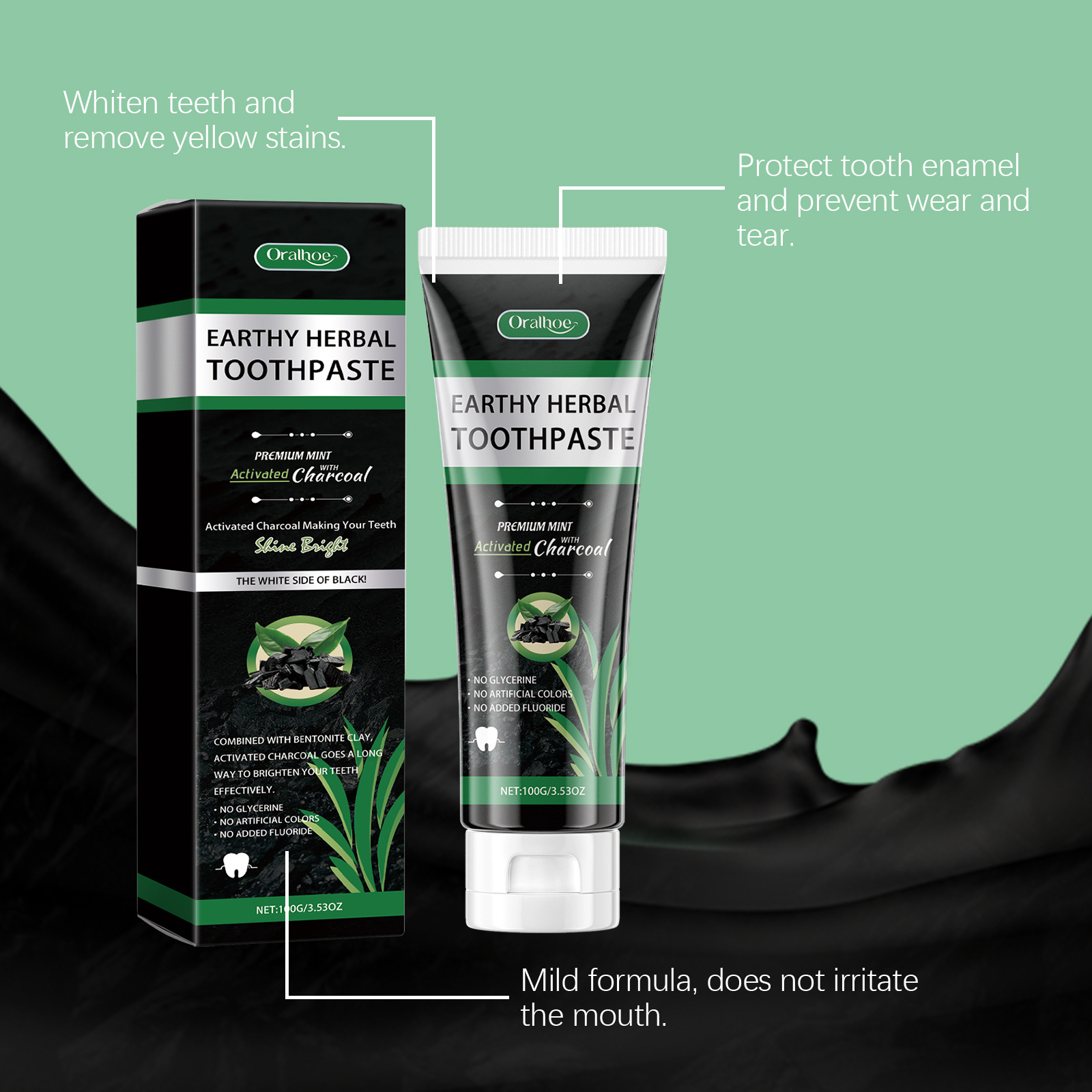 Pasta do zębów z węglem bambus – Teeth Whitening Charcoal recenzja i cena