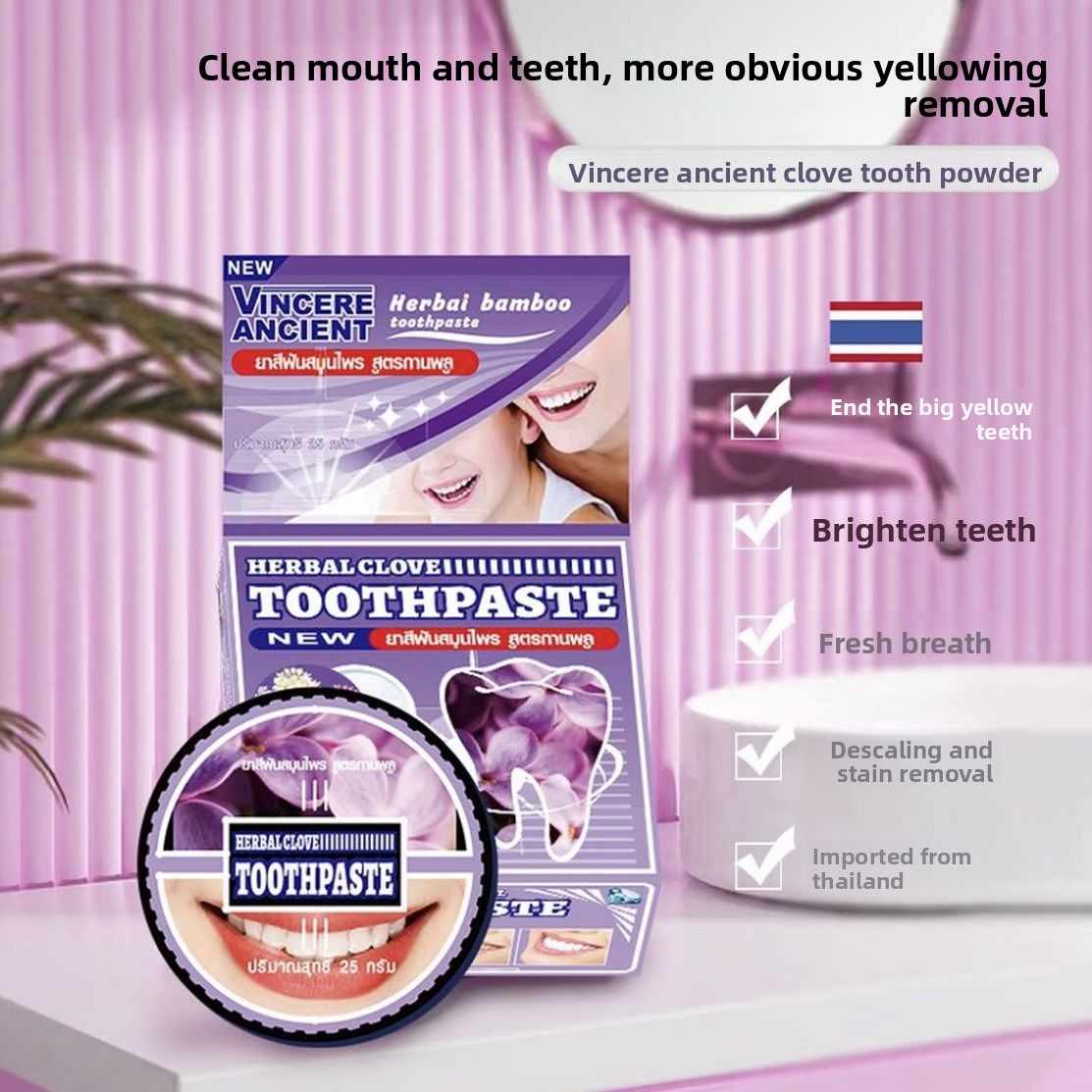 Naturalny tajski proszek do zę – Teeth Whitening Charcoal recenzja i cena