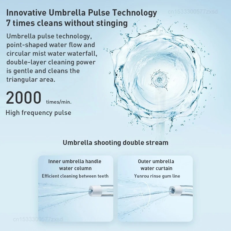 XIAOMI MIJIA Przenośny irygato – Teeth Whitening Mouthwash recenzja i cena